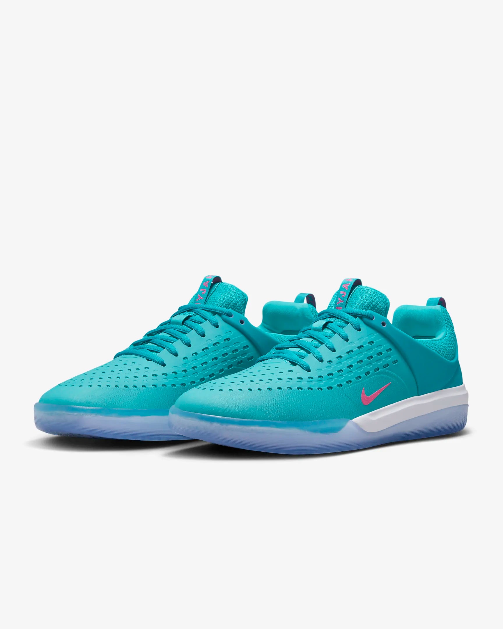 Nike SB Zoom Nyjah 3 Skateboarding Shoes for Men - Dusty Cactus/Pinksicle Colorway | Durable Grip & Cushioning for Street Skating & Casual Wear