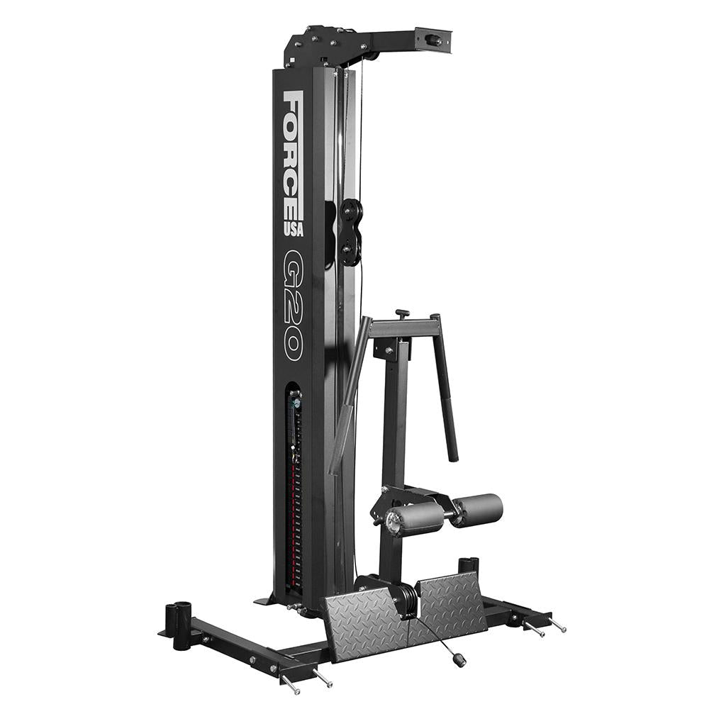Force USA G20™ All-In-One Home Gym Trainer with Lat Pulldown & Row Station Upgrade - Perfect for Strength Training & Full-Body Workouts at Home