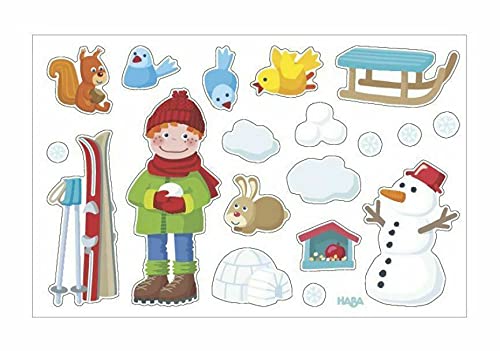HABA Seasons Magnetic Game Box - Educational Wooden Toy for Kids Ages 3+ | Fun Learning Activity for Preschool & Kindergarten | Perfect for Travel, Classroom & Family Game Night