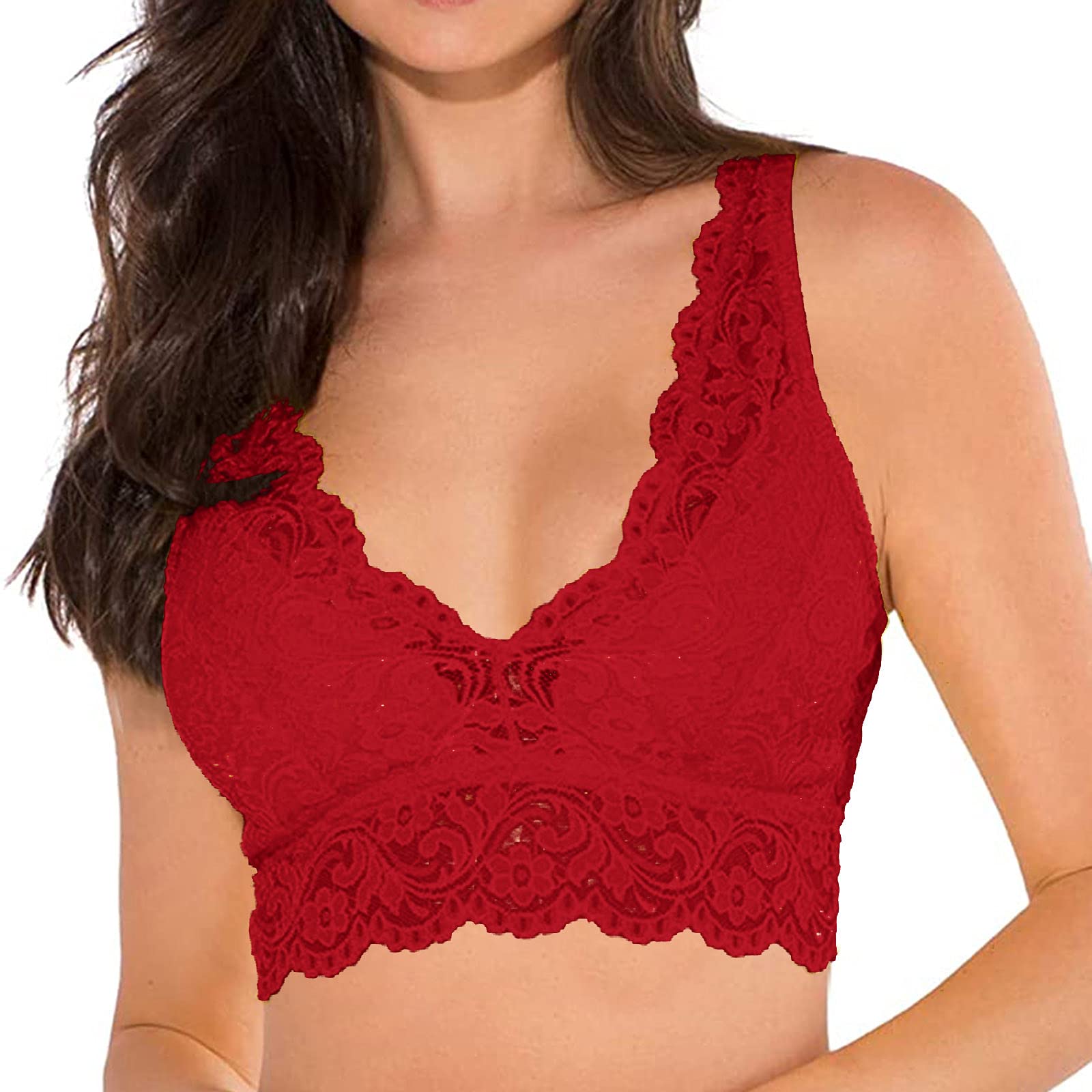 Sexy Women's Lingerie Set - Comfortable Wire-Free Yoga Cami Bra & Garter Belt for Everyday Wear, Date Night, Bridal Shower & Boudoir Photography