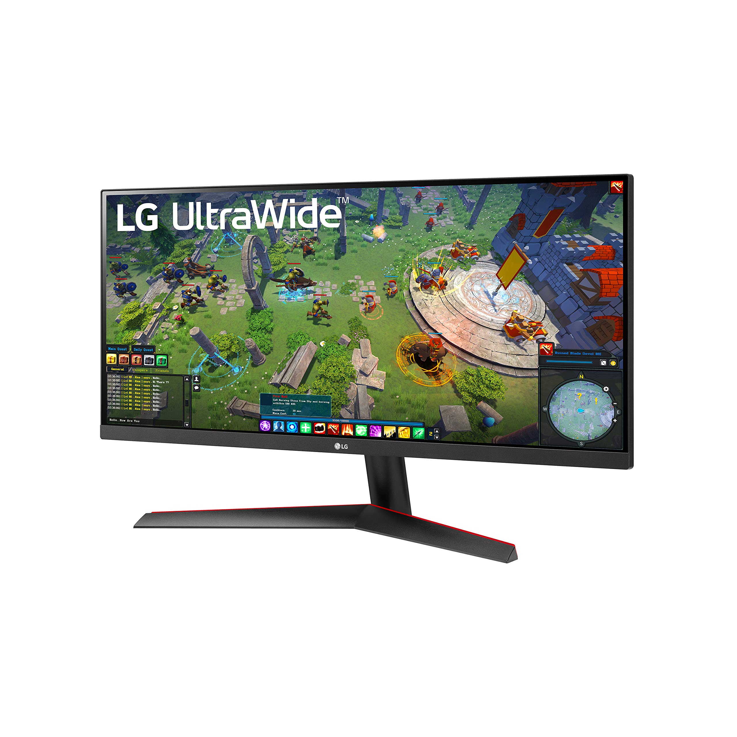 LG 29WP60G-B 29-Inch UltraWide Monitor - 21:9 FHD IPS Display (2560x1080), 99% sRGB, HDR 10, USB-C, 3-Side Borderless Design - Perfect for Home Office, Gaming & Multitasking - Black