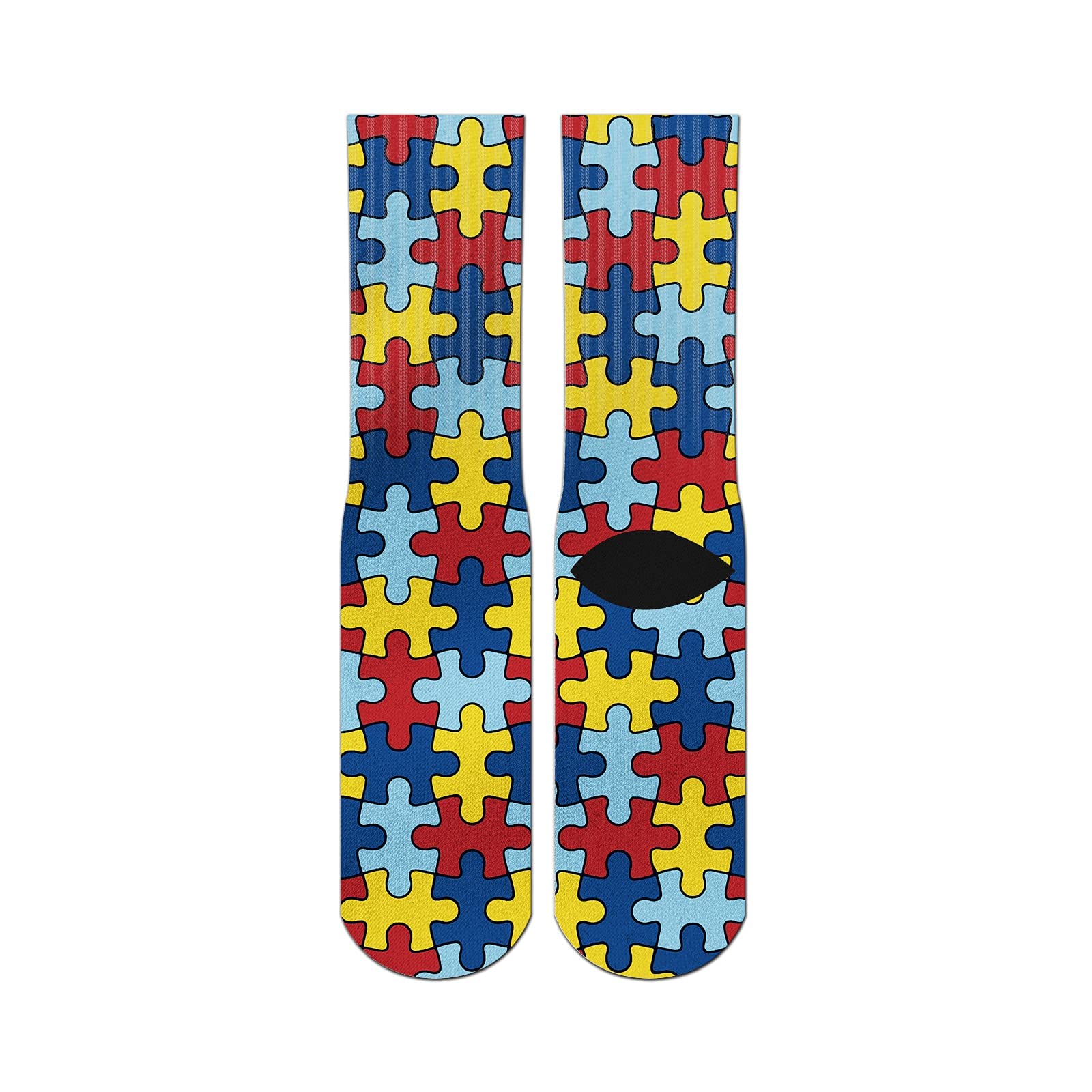 JUDIAN Unisex Cute Crew Tube Socks - Compression Athletic Sports Socks for Foot Support & Comfort - Perfect for Running, Workouts, and Everyday Wear