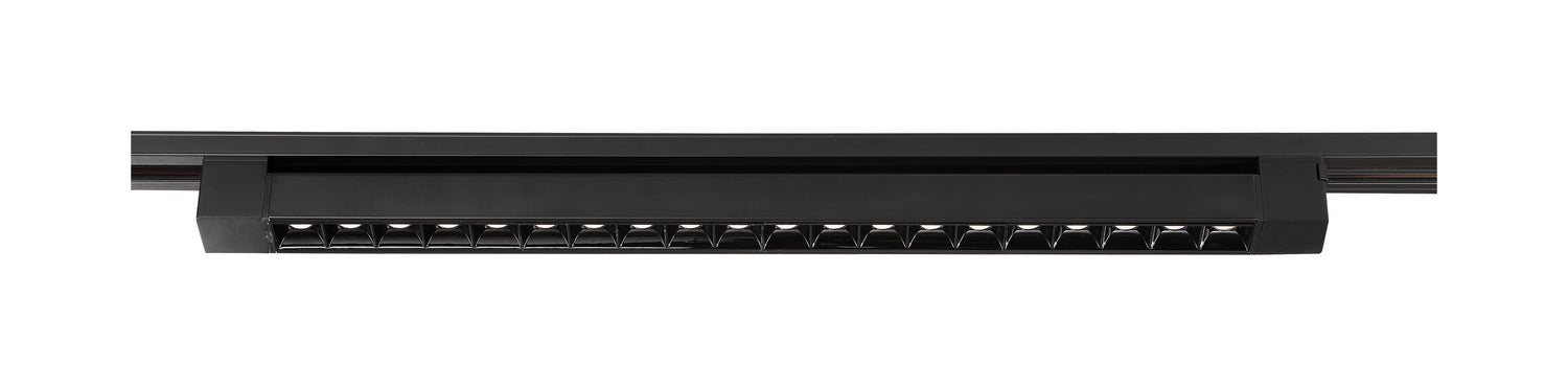 2ft LED Linear Track Light Bar 30W 1900 Lumens 3000K Warm White, 30° Beam Angle, Halo Black Finish - Perfect for Kitchen, Retail, Gallery & Accent Lighting