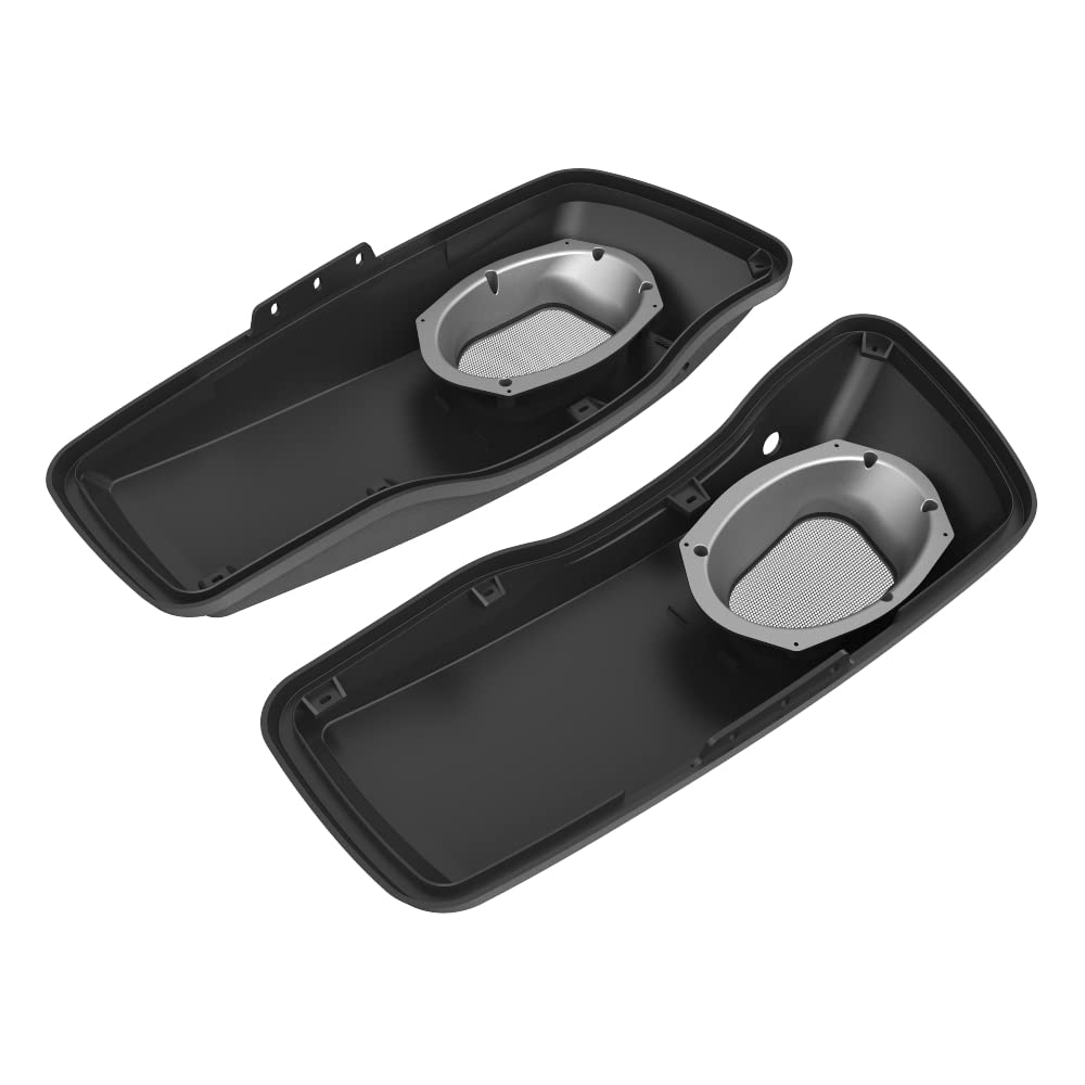 Premium 6X9 Saddlebag Speaker Lids for 2014+ Harley Davidson Touring Bikes - Color Matched Replacement Covers - Perfect for Road Trips & Music Lovers