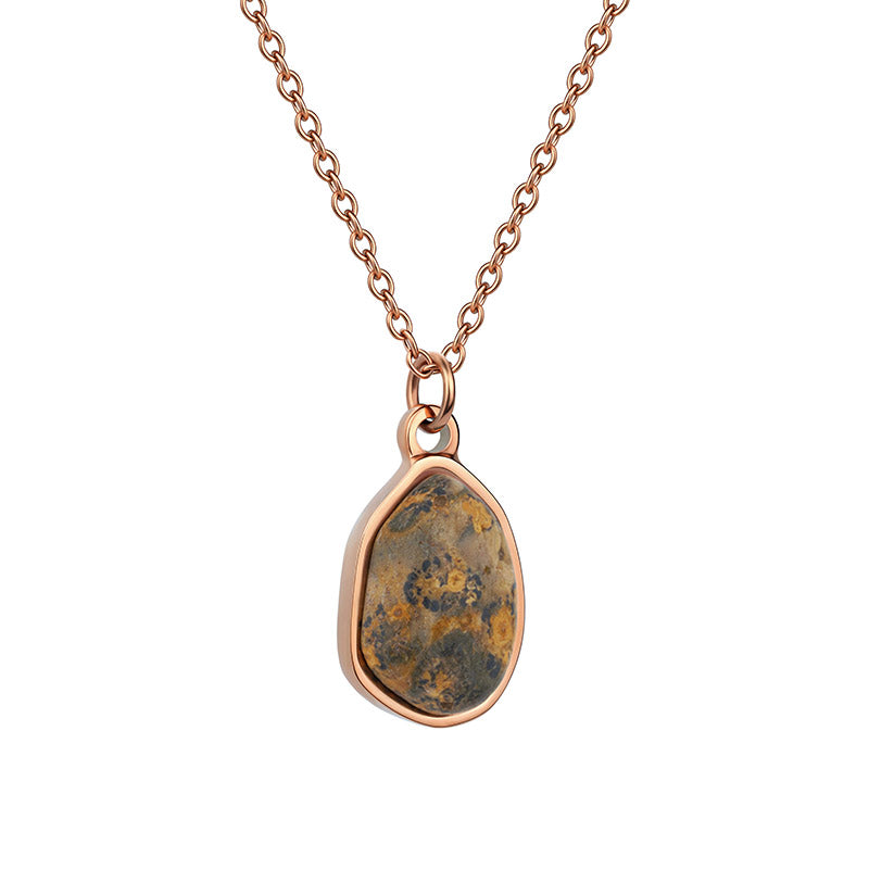 Leopard Print Drop Pendant Necklace for Women - Fashion Statement Jewelry for Parties, Date Nights & Special Occasions