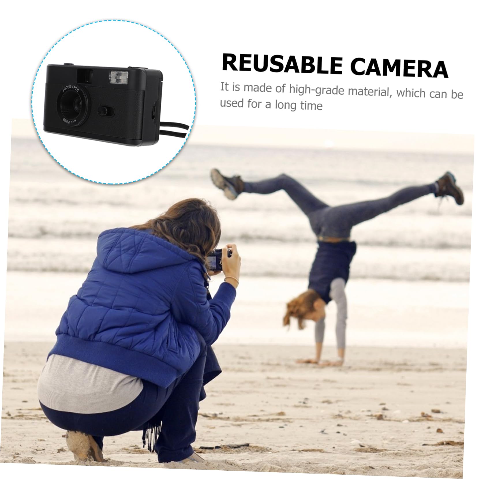 OSALADI 3-Pack Vintage Film Camera with Built-in Flash - Retro Plastic PVC Travel Camera for Photography Enthusiasts | Perfect for Travel, Parties, and Vintage-Themed Events