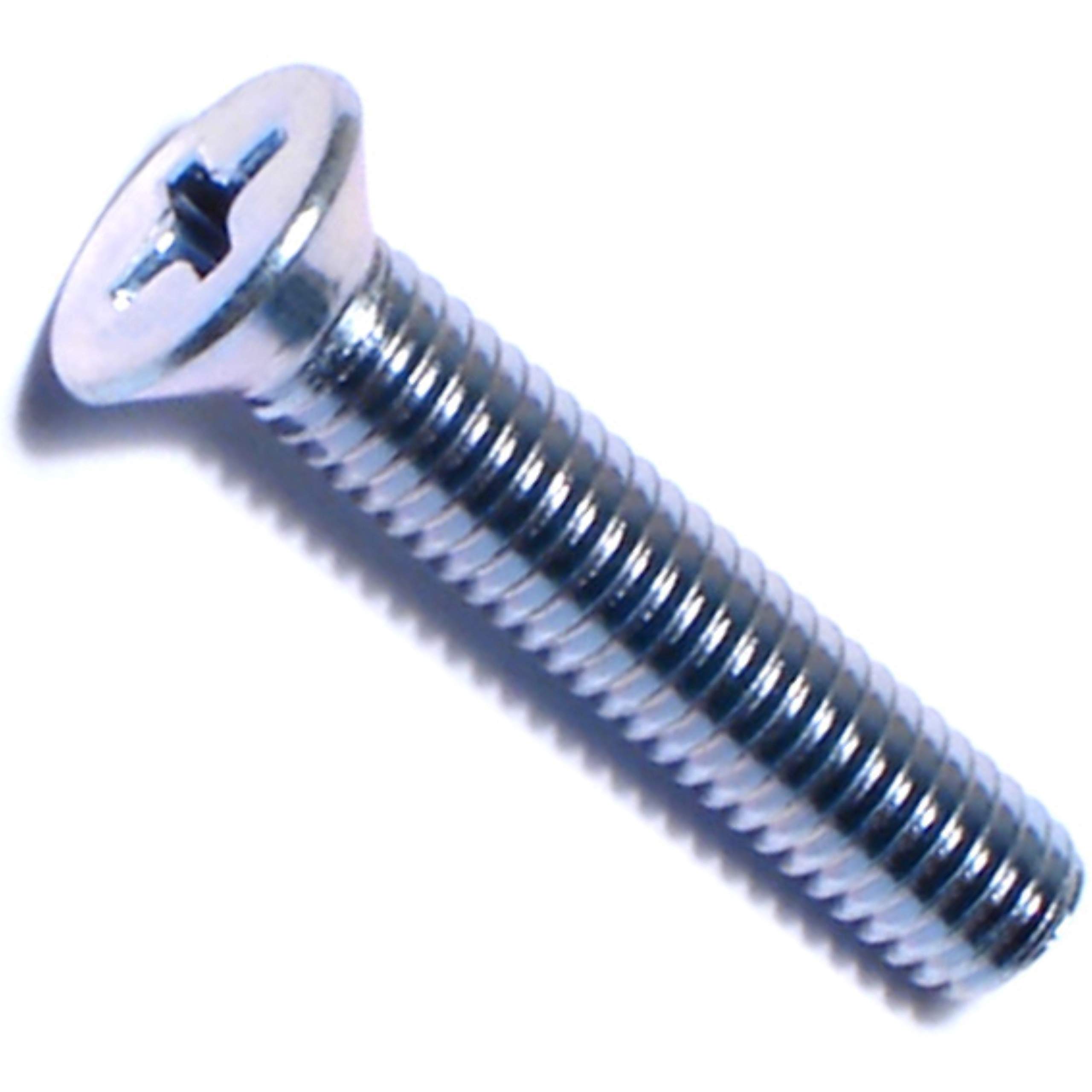 Phillips Flat Machine Screws 10-32 x 1 Inch (100-Piece Pack) - Stainless Steel Fasteners for DIY Projects, Furniture Assembly & Electronics Repair