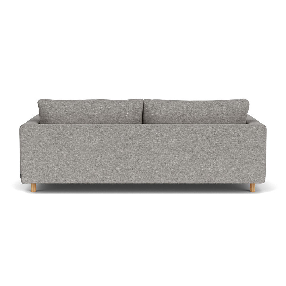 Modern Dylan Boucle 3-Seater Sofa - Soft Chenille Fabric Upholstered Couch for Living Room, Lounge & Office - Comfortable Mid-Century Design with Sturdy Wooden Legs