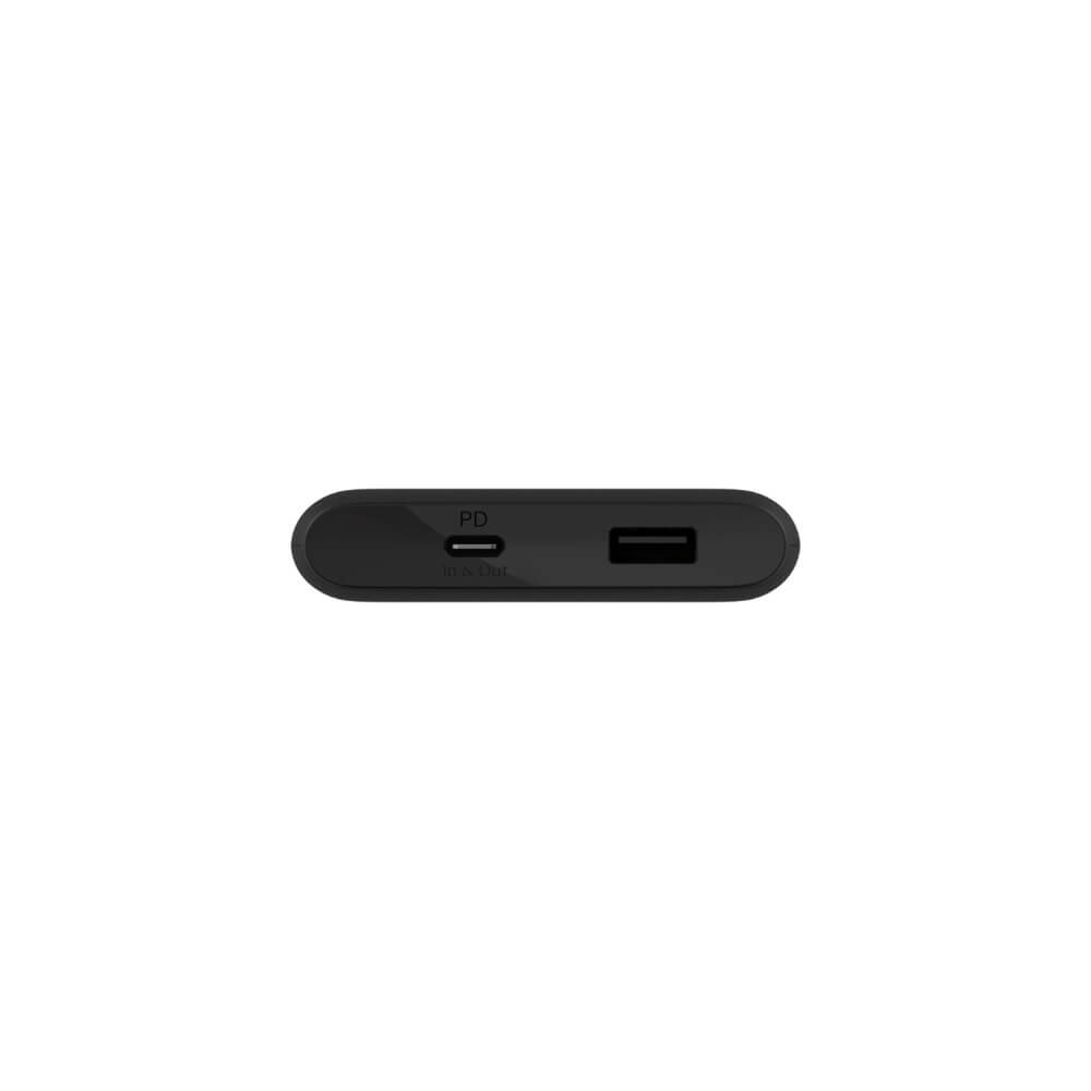 Belkin Pocket Power 18W USB-C 10000mAh Portable Charger - Fast Charging Power Bank for iPhone, Samsung, AirPods - Perfect for Travel, Camping & Emergency Backup (Black)