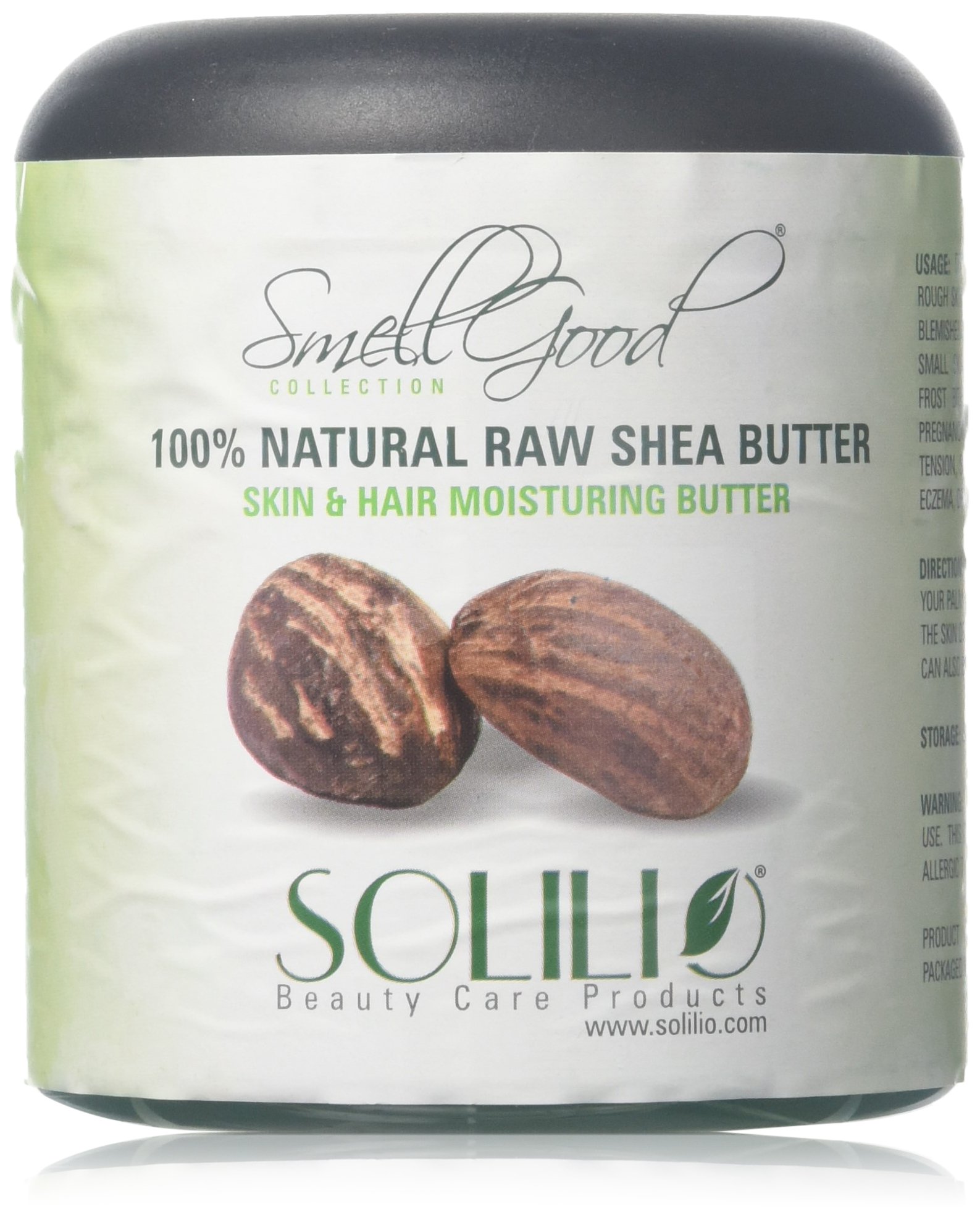 Pure Unrefined Organic Shea Butter - 100% Natural Ivory Shea Butter for Skin & Hair Care - 8oz Jar (Pack of 4) - Perfect for Moisturizing Dry Skin, DIY Beauty Recipes & Natural Hair Treatments