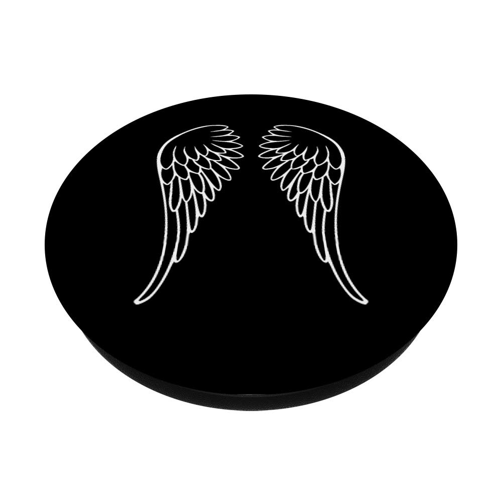 Angel Wings PopSockets PopGrip - Interchangeable Phone & Tablet Stand with Swappable Base | Perfect for Selfies, Video Calls & Secure Grip