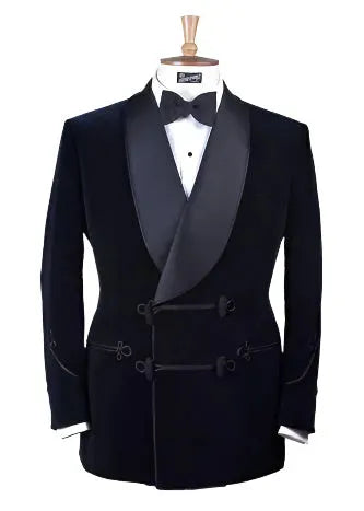 Luxury Men's Velvet Tuxedo Blazer - Formal Dinner Jacket for Weddings, Parties & Special Occasions