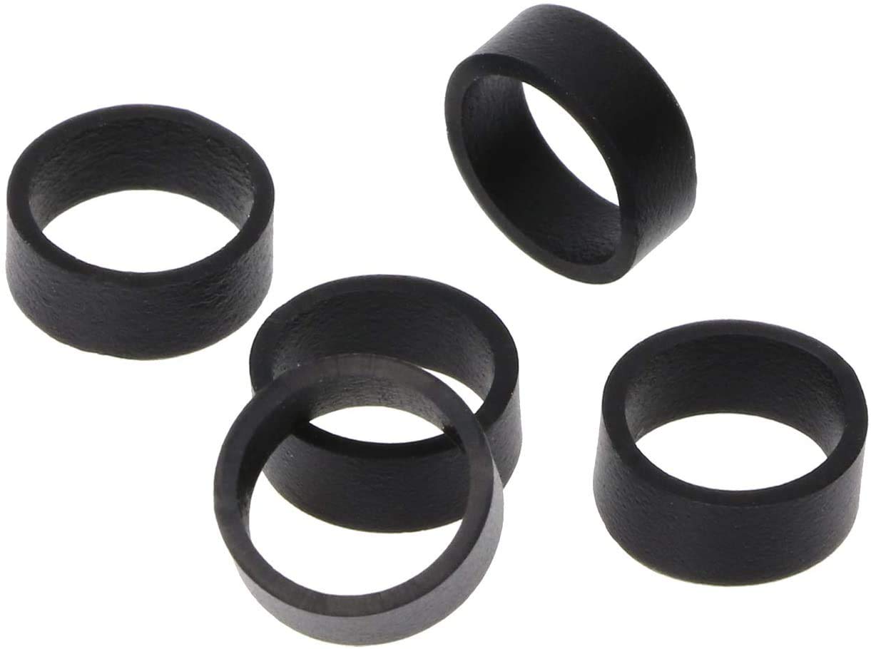 ONLYKXY 100 Pack Reusable Silicone Cable Ties - Black Elastic Cord Organizers for Data Lines, Power Cables & Wires | Perfect for Home Office, Computer Desk, Electronics & DIY Projects