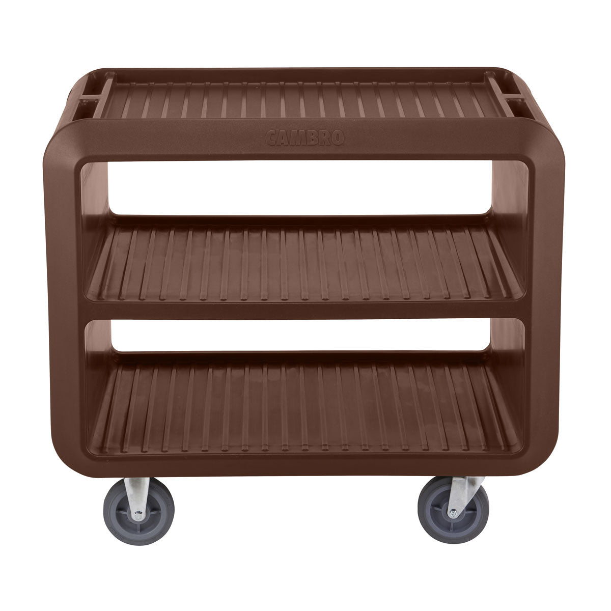 Cambro SC337131 Professional Service Cart - Heavy-Duty Brown Utility Cart for Restaurants, Cafes, and Commercial Kitchens - Perfect for Food Service, Storage, and Mobile Workstations