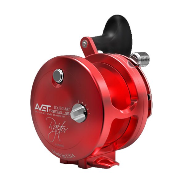 Avet HXJ Raptor 5/2 MC Two Speed Fishing Reel - Saltwater Offshore Big Game Fishing Reel for Tuna, Marlin & Swordfish