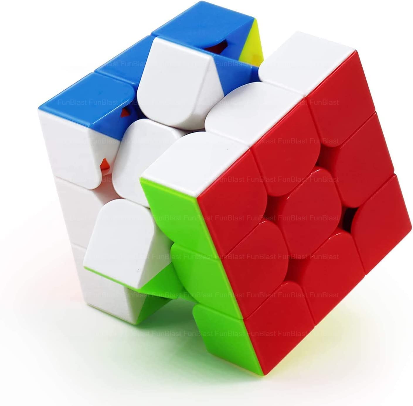 FunBlast 3x3 Speed Cube - Smooth Stickerless Magic Cube for Kids & Adults | High-Speed Puzzle Game for Competitions & Brain Training | Perfect STEM Toy Gift for Birthday & Christmas