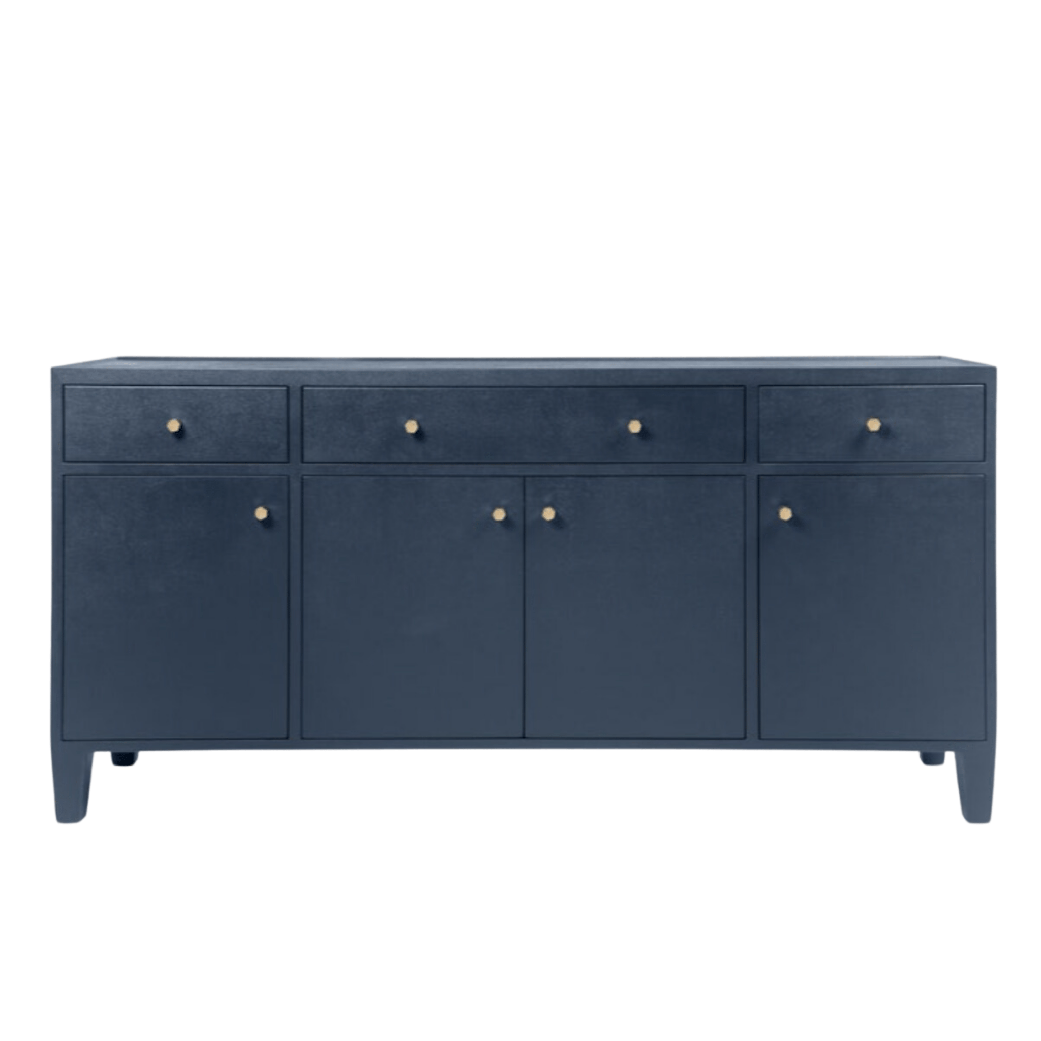 Trinidad Belgian Linen Sideboard - 3 Finish Options | Modern Buffet Cabinet for Dining Room & Living Room Storage