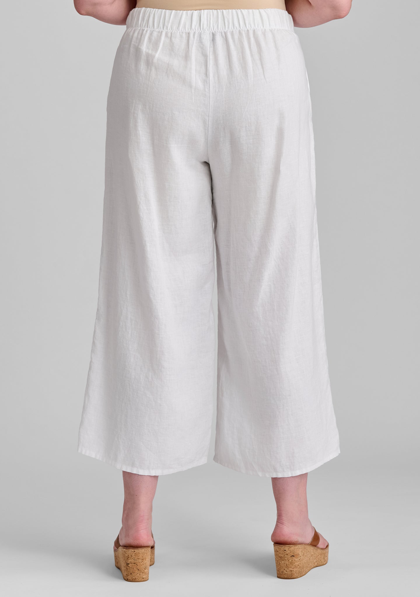 Obi Pant Linen Tie Pants for Women - Comfortable High Waisted Loose Fit Trousers for Summer, Beach, Yoga and Casual Wear
