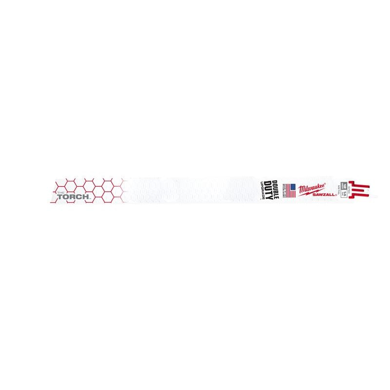 48 00 5794 12 14 TPI Torch Sawzall Blades - 5 Pack | Heavy-Duty Reciprocating Saw Blades for Wood, Metal & Demolition | Perfect for Construction, Renovation & DIY Projects