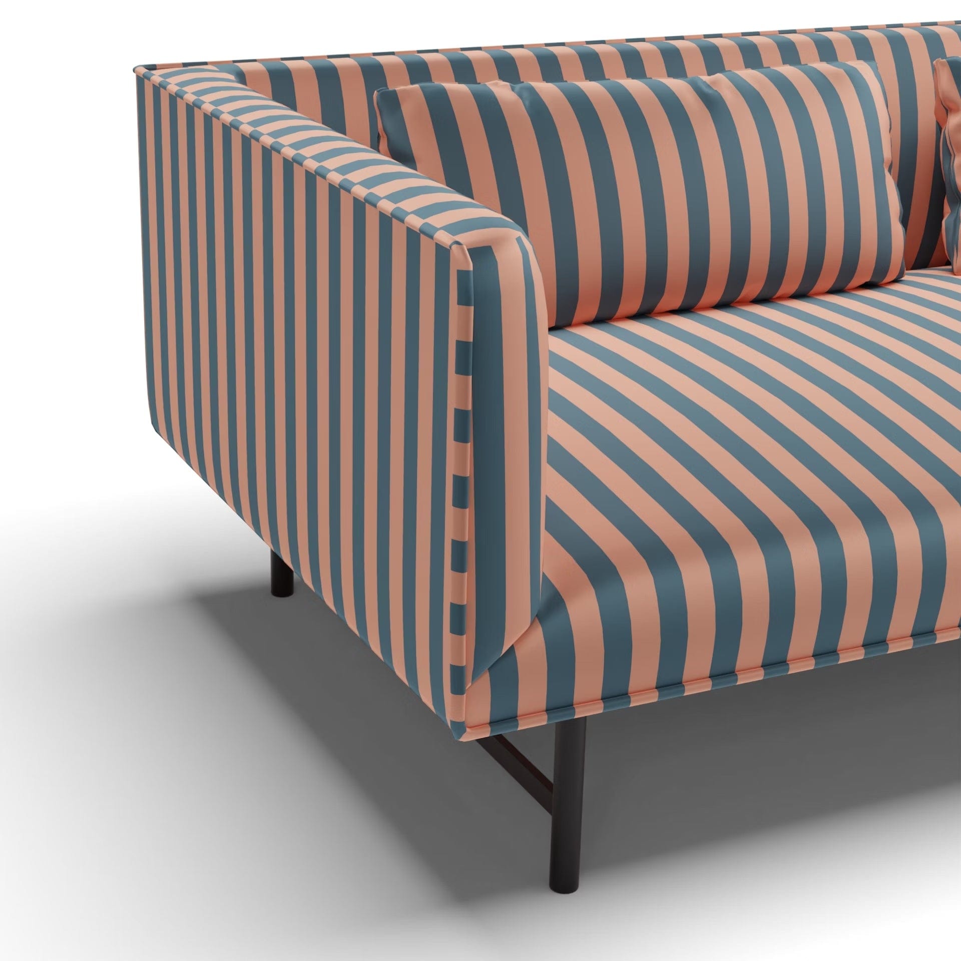 Premium Hendrix Coral Velvet Fabric - Soft & Luxurious Upholstery Material for Sofas, Curtains & Home Decor - Perfect for DIY Projects & Interior Design