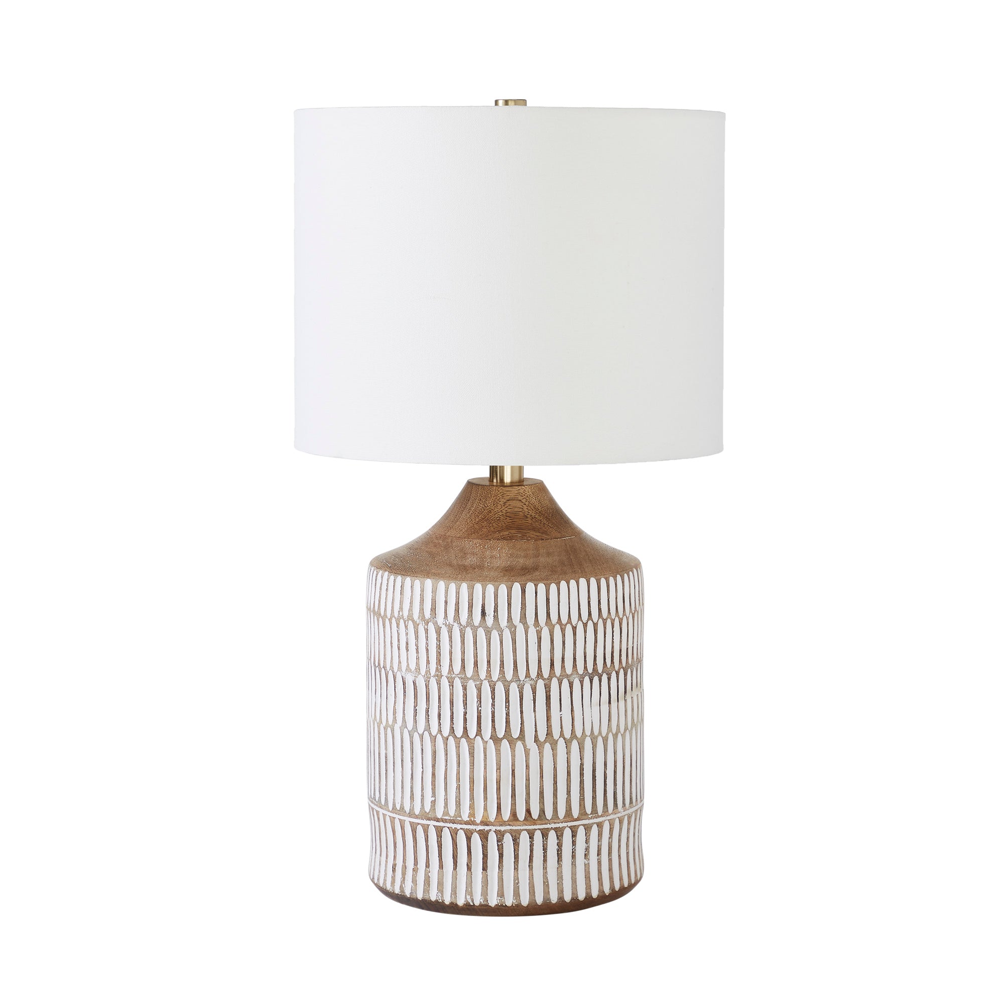 Wickes Modern Table Lamp - Adjustable Brightness LED Desk Light for Bedroom, Living Room & Office - Stylish Nightstand Lamp with USB Port for Home Decor