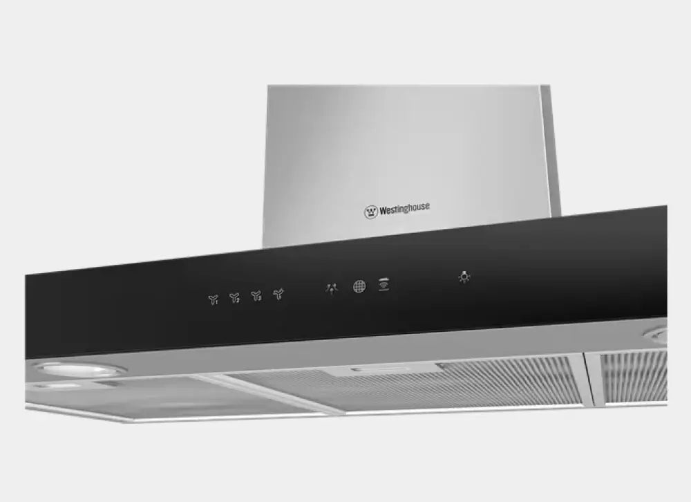 Westinghouse WRC924SC 90cm Stainless Steel Range Hood with Canopy - Powerful Kitchen Ventilation for Smoke & Odor Removal - Perfect for Modern Home Cooking
