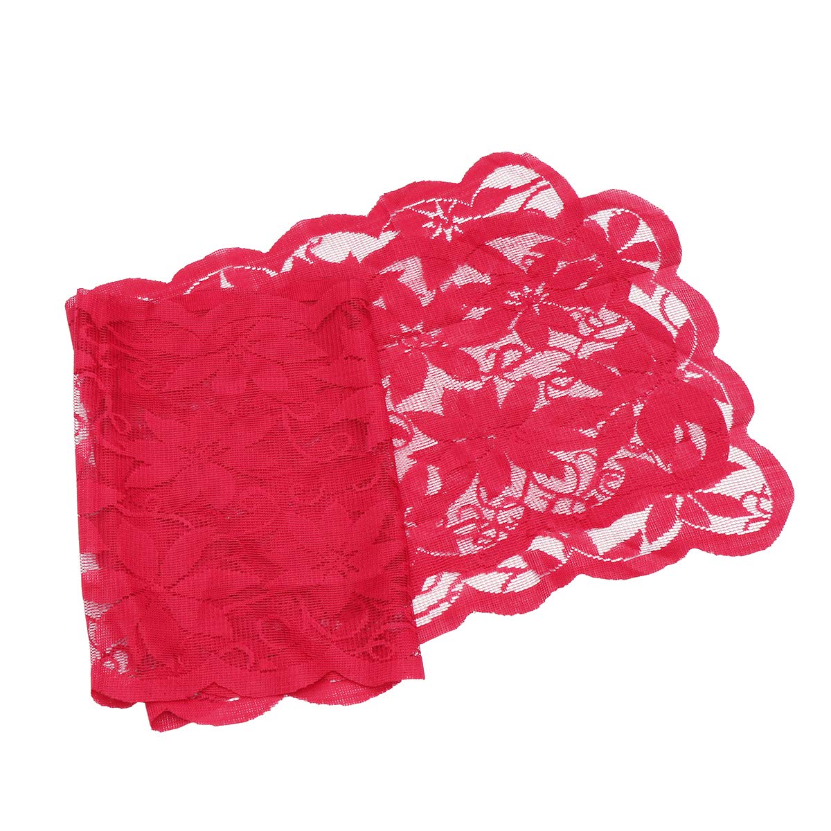 ABOOFAN Christmas Table Runner - Lace Holiday Fireplace Scarf with Poinsettia Design for Dining Table, Wedding Banquet, and Party Decorations | Perfect for Christmas, Thanksgiving, and Winter Home Decor