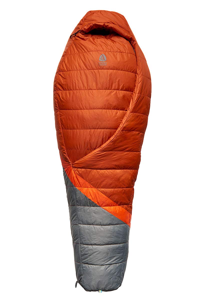 Sierra Designs Night Cap 35 Degree Sleeping Bag - Recycled Synthetic Insulation, Zipperless Mummy Style for Camping & Backpacking | Lightweight & Compact for Hiking, Travel & Outdoor Adventures (Men & Women)