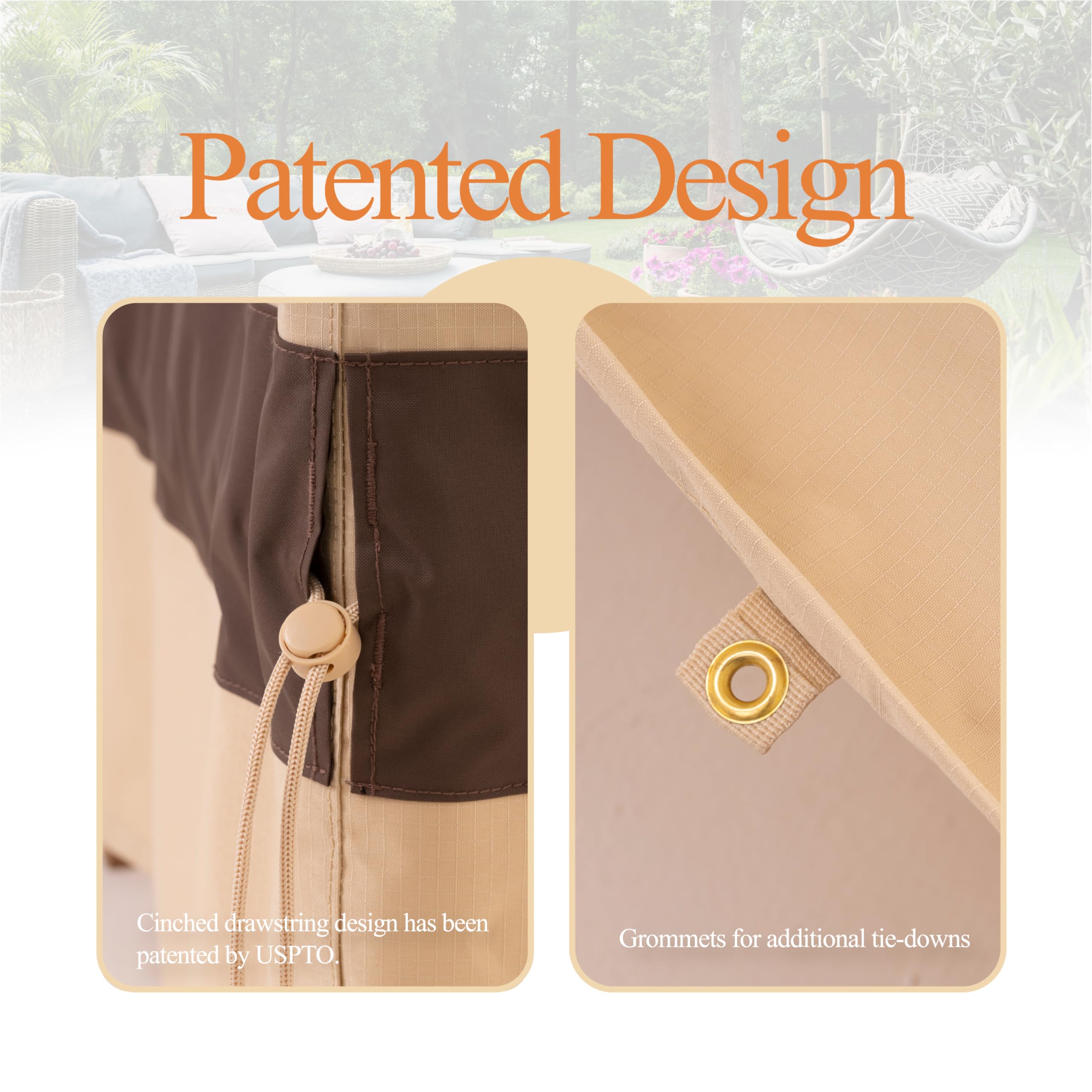 Waterproof Round Patio Furniture Cover 62