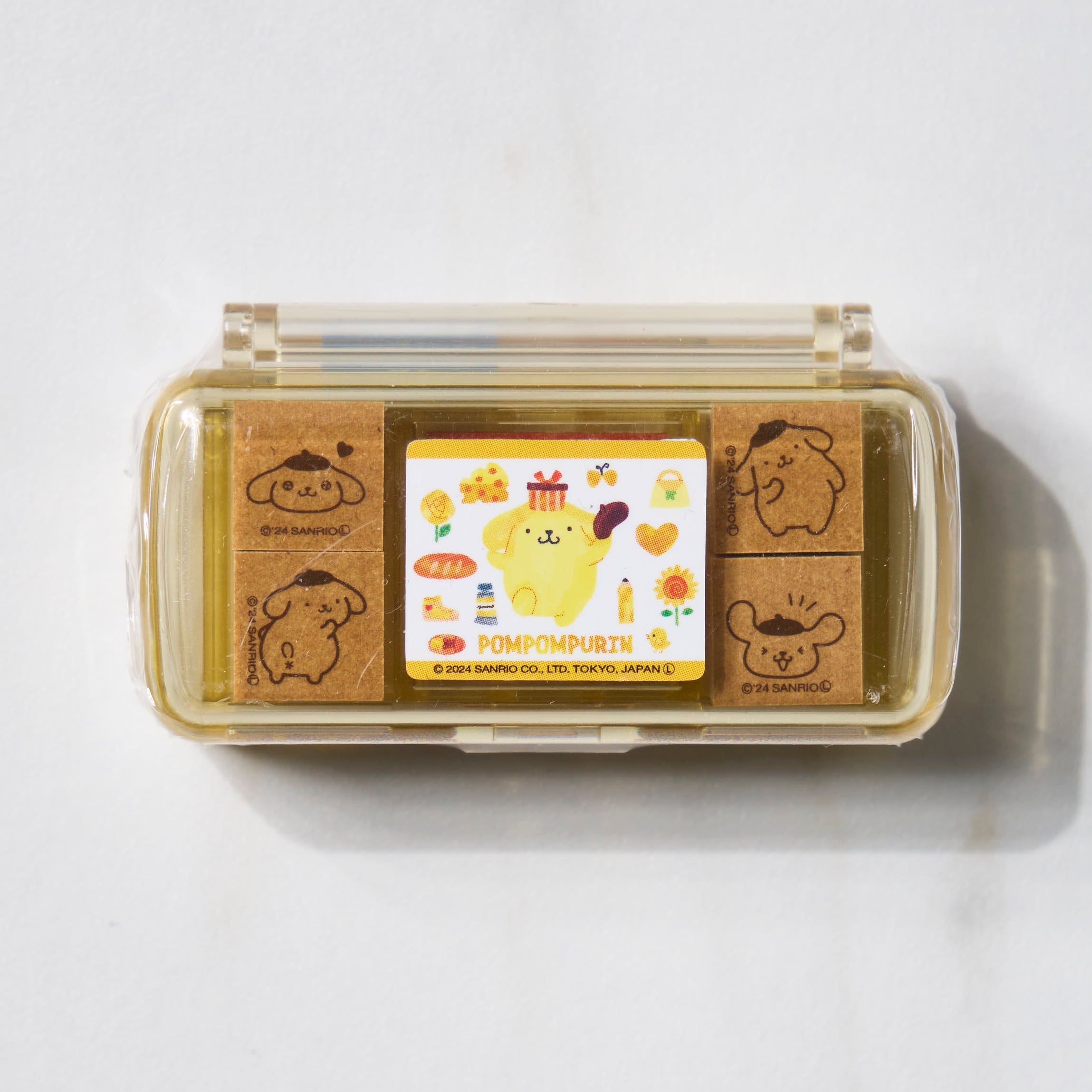 Sanrio Mini Wooden Stamp Set - Kawaii Hello Kitty Stamps for Scrapbooking, DIY Crafts & Card Making - Cute Japanese Stationery Gift for Kids & Adults