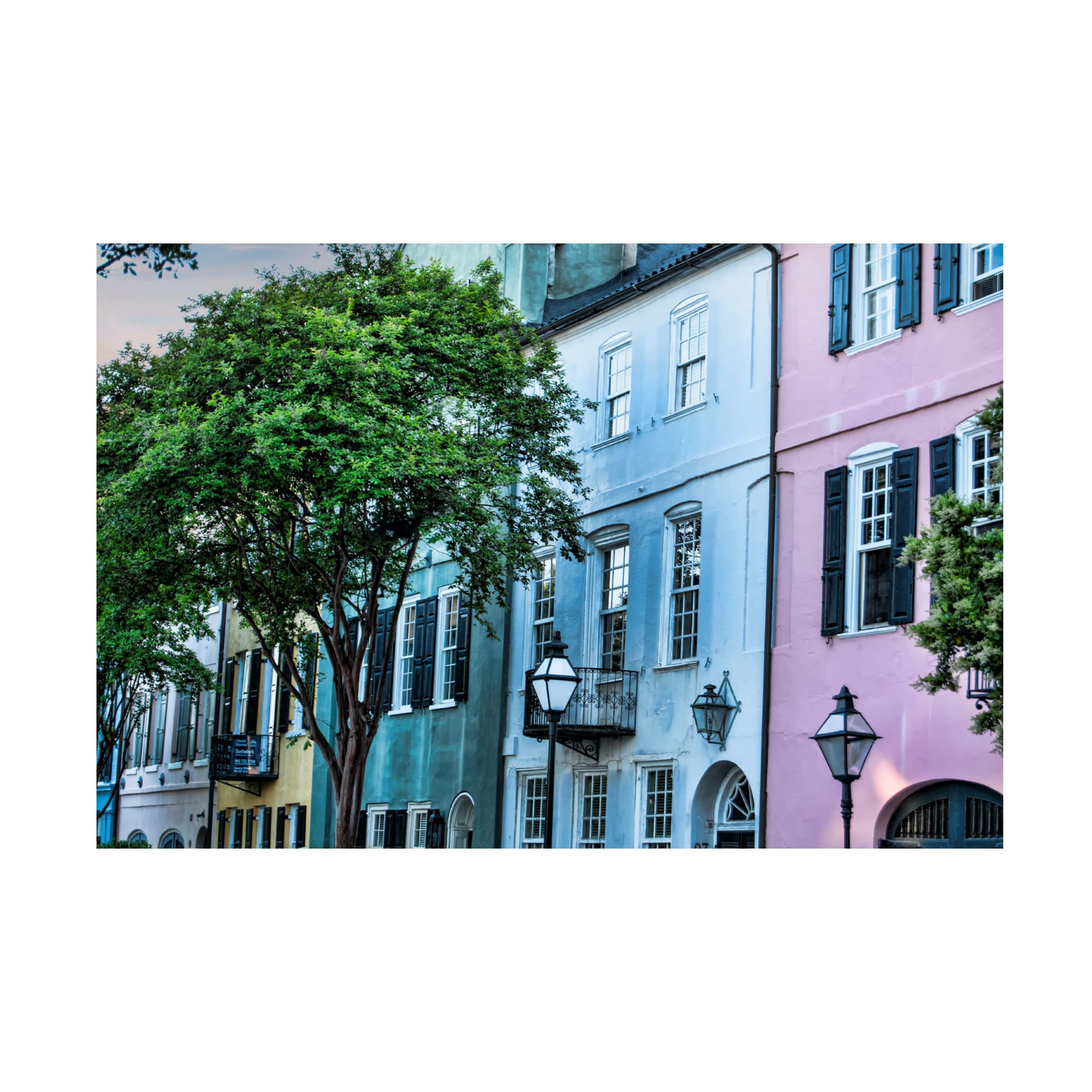 Trademark Fine Art 'Charleston' Canvas Wall Art by Lori Hutchison - Coastal Home Decor for Living Room, Bedroom & Office