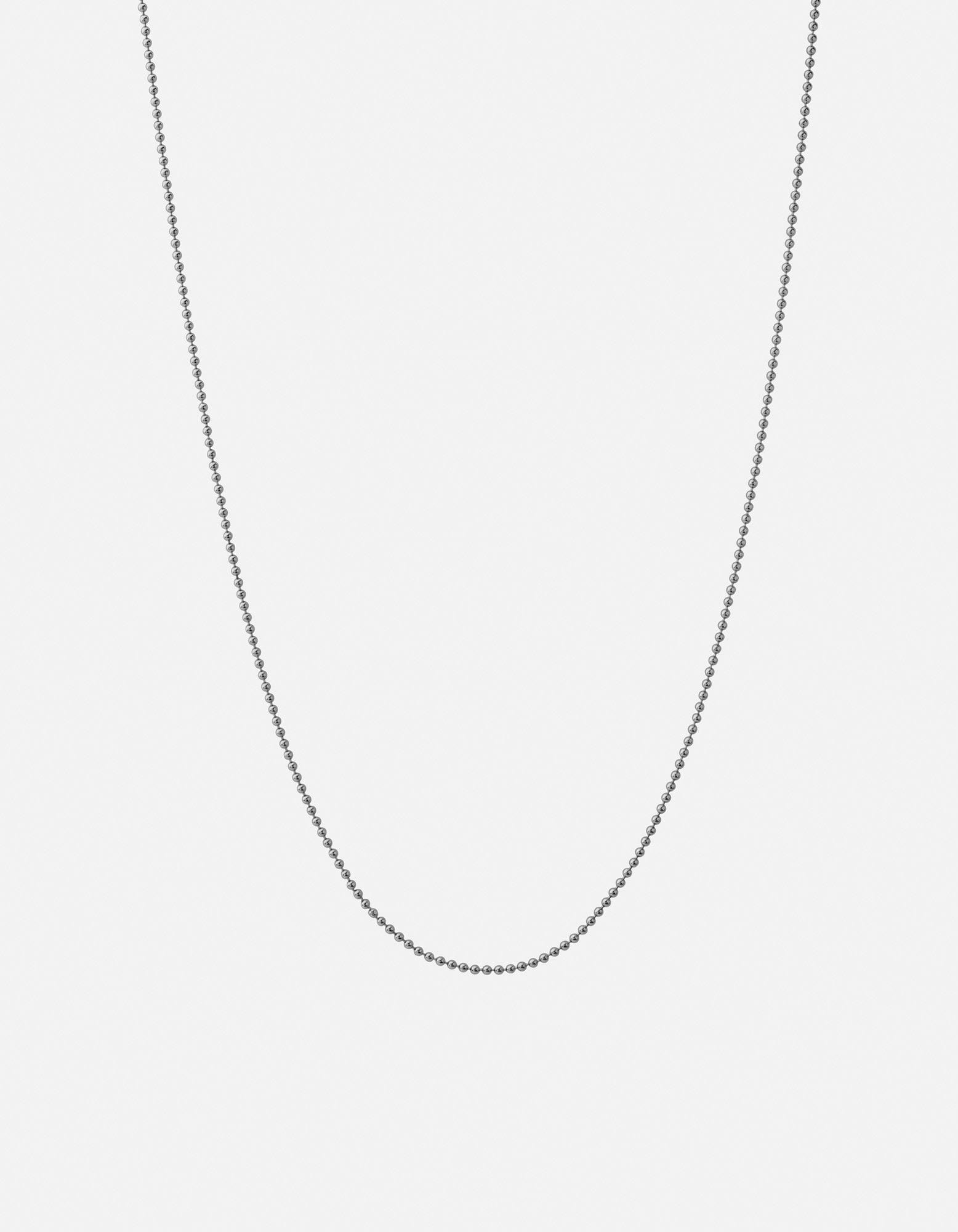 1.5mm Sterling Silver Chain Necklace for Women - Dainty & Elegant Orb Pendant Jewelry - Perfect for Everyday Wear, Gifts & Special Occasions