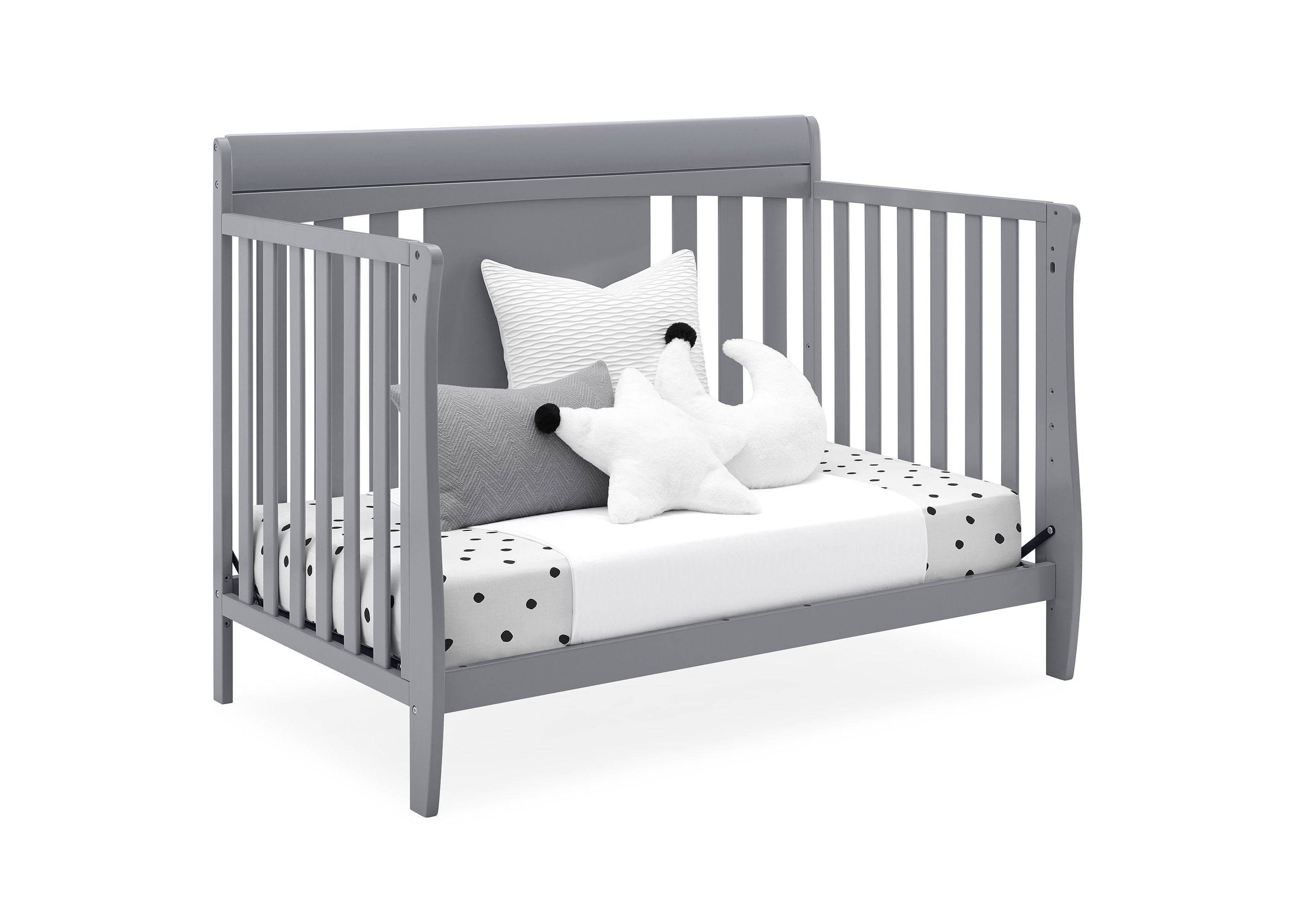 Richmond 6-in-1 Convertible Baby Crib to Toddler Bed with Adjustable Height - Safe Nursery Furniture for Newborns & Kids - Perfect for Bedrooms, Daycares & Nurseries
