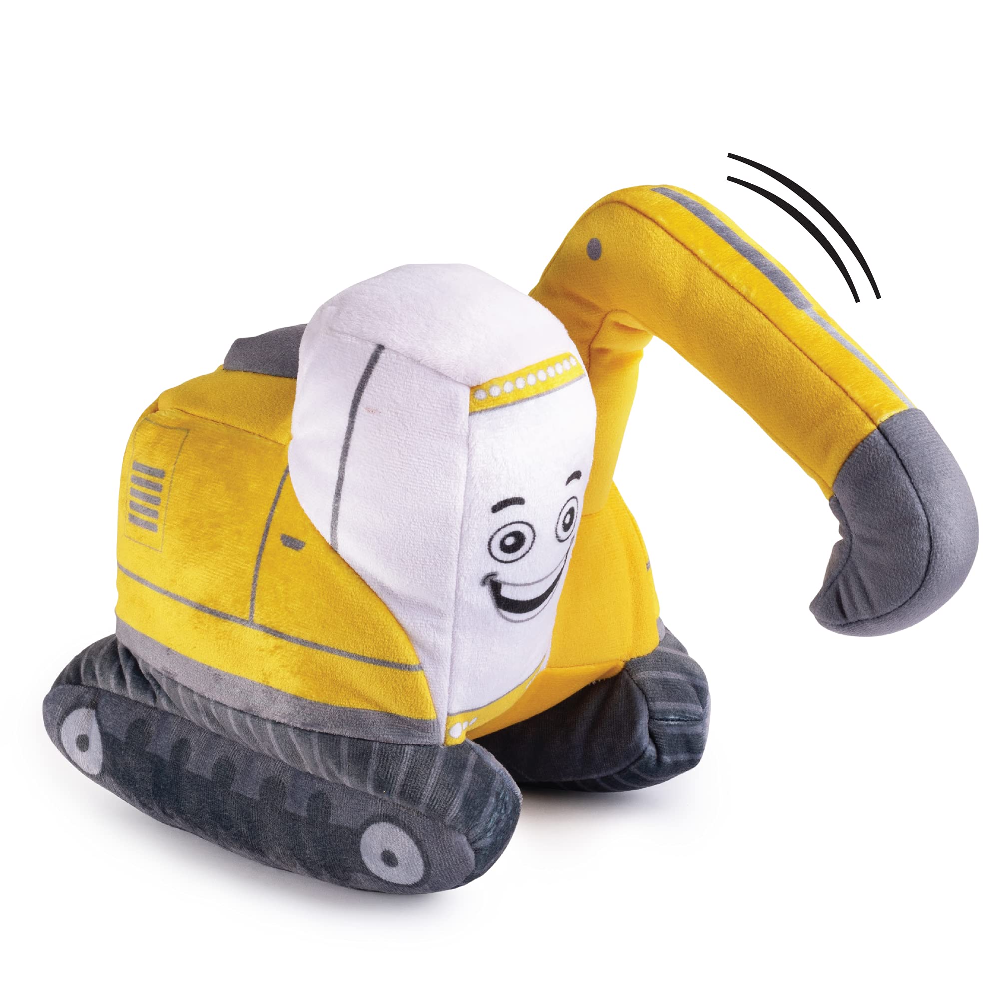 Soft Plush Excavator Toy for Toddlers - Interactive Construction Stuffed Truck with Realistic Design | Perfect for Pretend Play, Birthday Gifts & Early Learning Activities