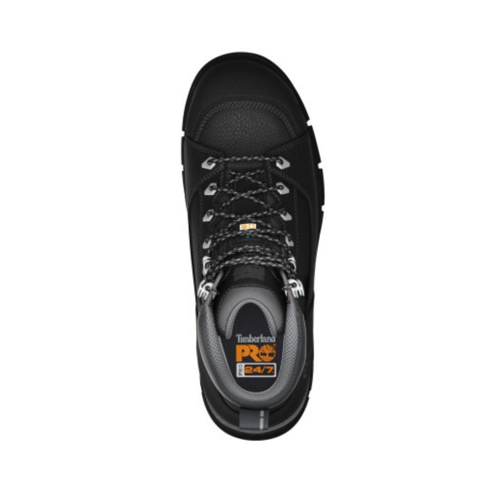 Timberland PRO Endurance EV Men's 6 Inch Waterproof Composite Toe Work Boots - Black | Slip Resistant Safety Shoes for Construction, Warehouse & Outdoor Work