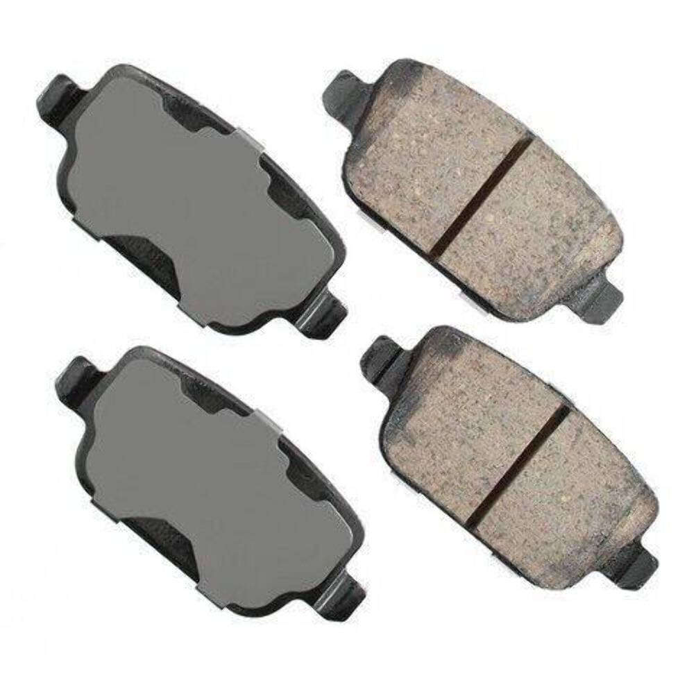 Akebono Brake Pad Set - Premium Ceramic Brake Pads for Smooth & Quiet Performance | Perfect for Daily Commuting & Highway Driving