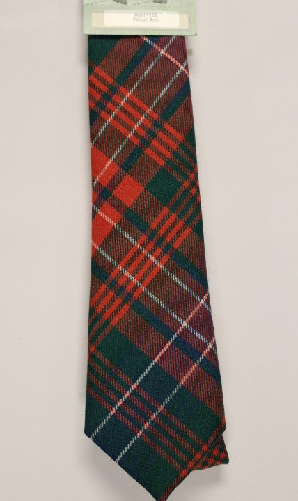 Wilson Ancient Tartan Tie - Classic Scottish Plaid Necktie for Men | Formal Office Wear & Wedding Accessories
