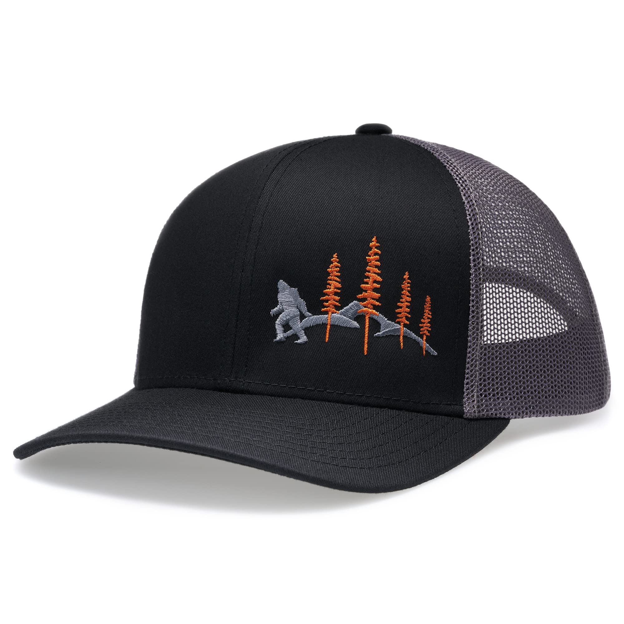 LARIX Trucker Hats - Bigfoot Design for Outdoor Adventures