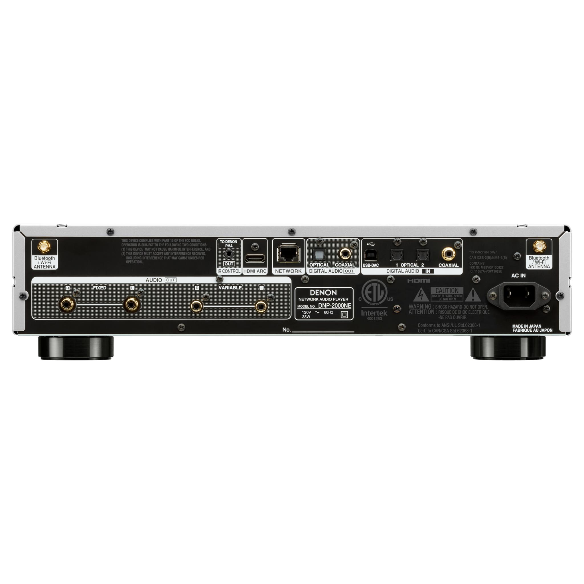 Denon DNP-2000NE High-End Network Audio Player - Stream Hi-Res Music for Home Theater & Audiophile Listening