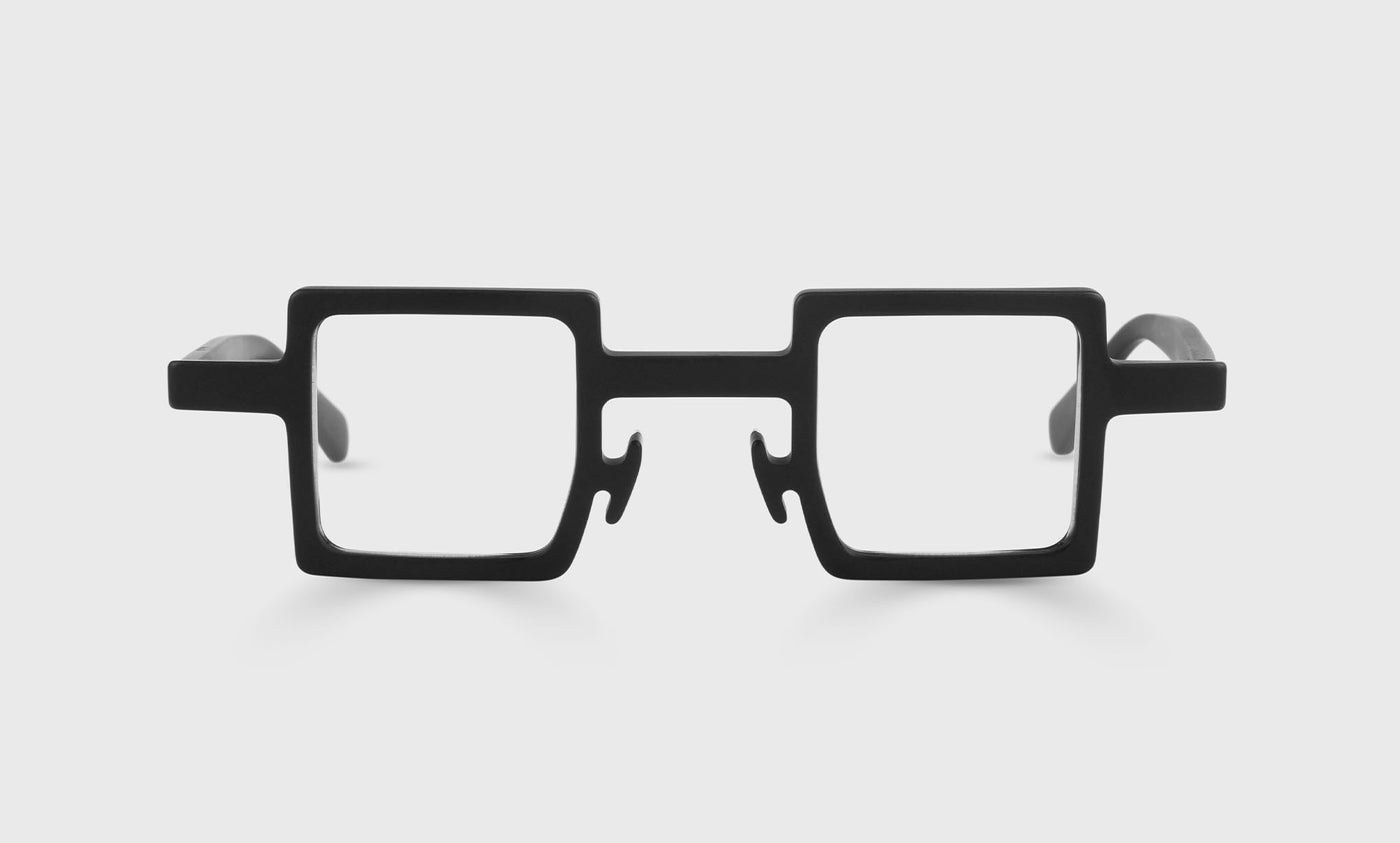 Madcap Color 00 Matte Black Eyeglass Frames - Lightweight & Durable for Men & Women - Perfect for Work, Reading & Fashion Accessories