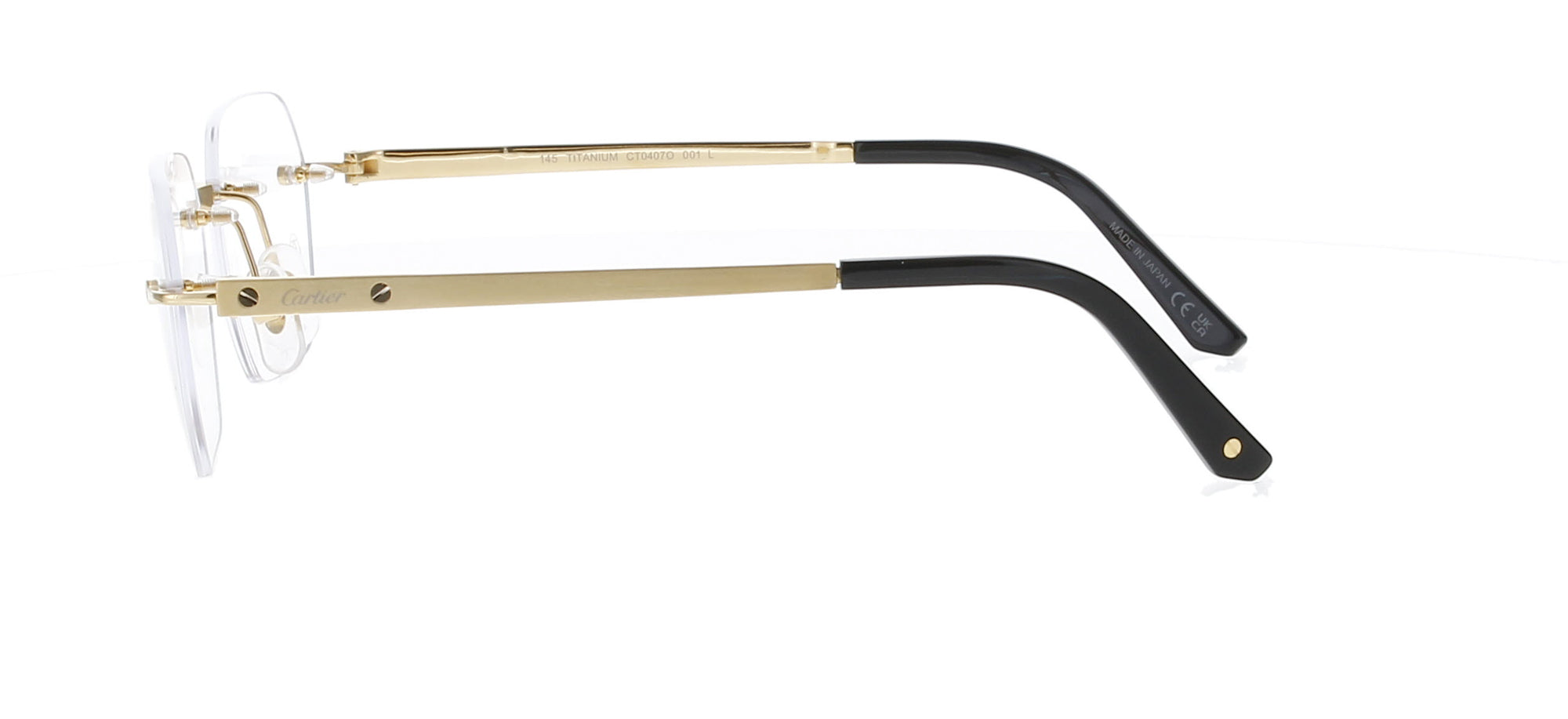 Cartier CT0407O Luxury Sunglasses for Men & Women - UV Protection, Polarized Lenses - Perfect for Driving, Travel & Outdoor Activities