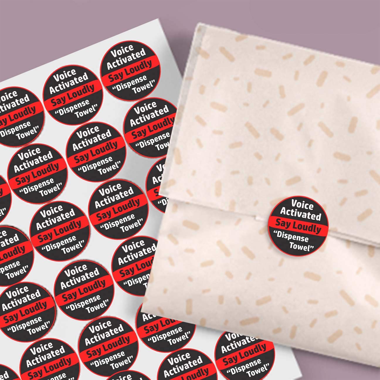 Customizable Stickers & Labels for Business - Personalized 3x3 Inch Round Stickers (100 Pack) - Perfect for Branding, Packaging & Office Organization
