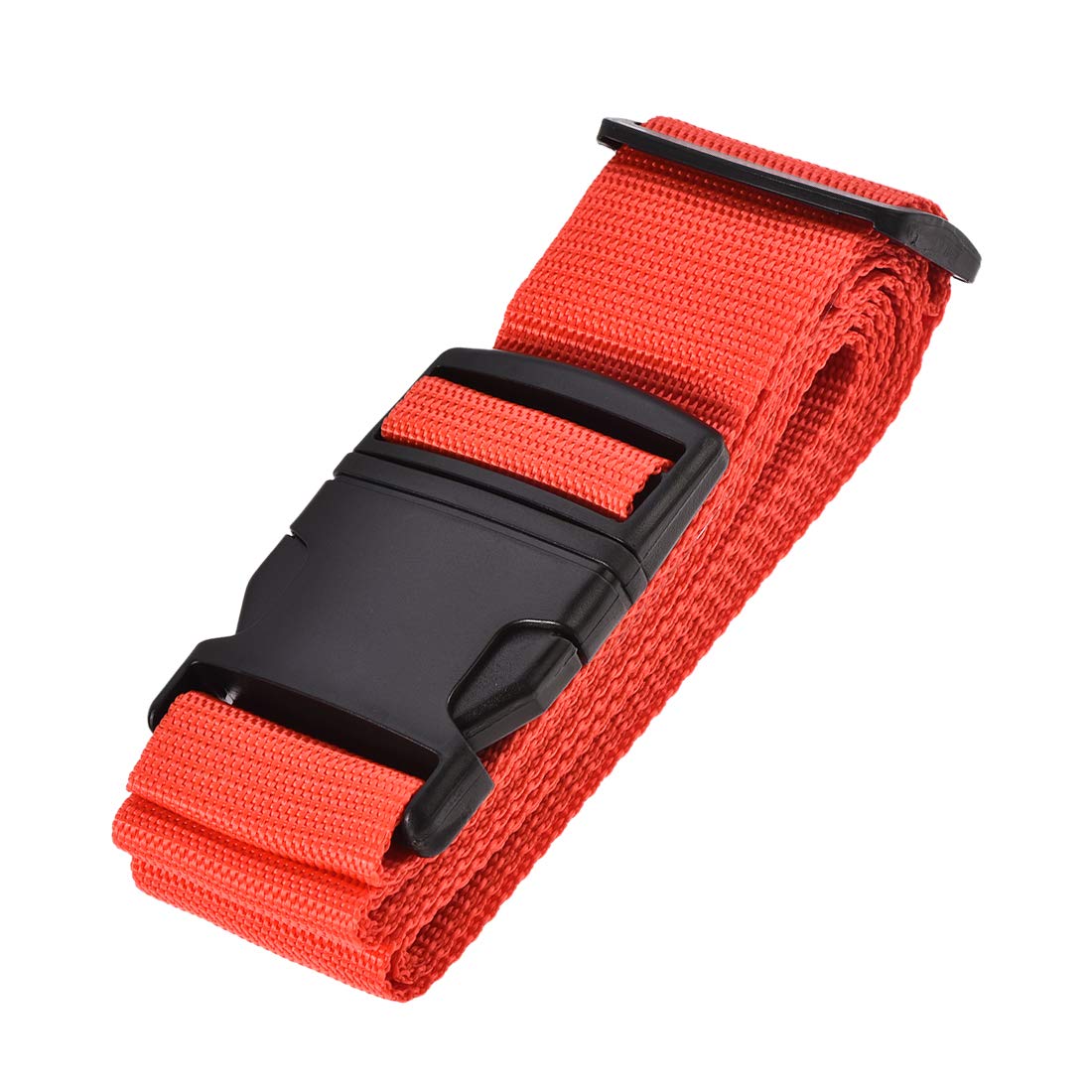 uxcell Adjustable Luggage Strap with Buckle Label - 2x78 Inches (2Mx5cm) PP Travel Suitcase Belt - Secure Packing Accessory in Red - Perfect for Air Travel, Vacation & Business Trips
