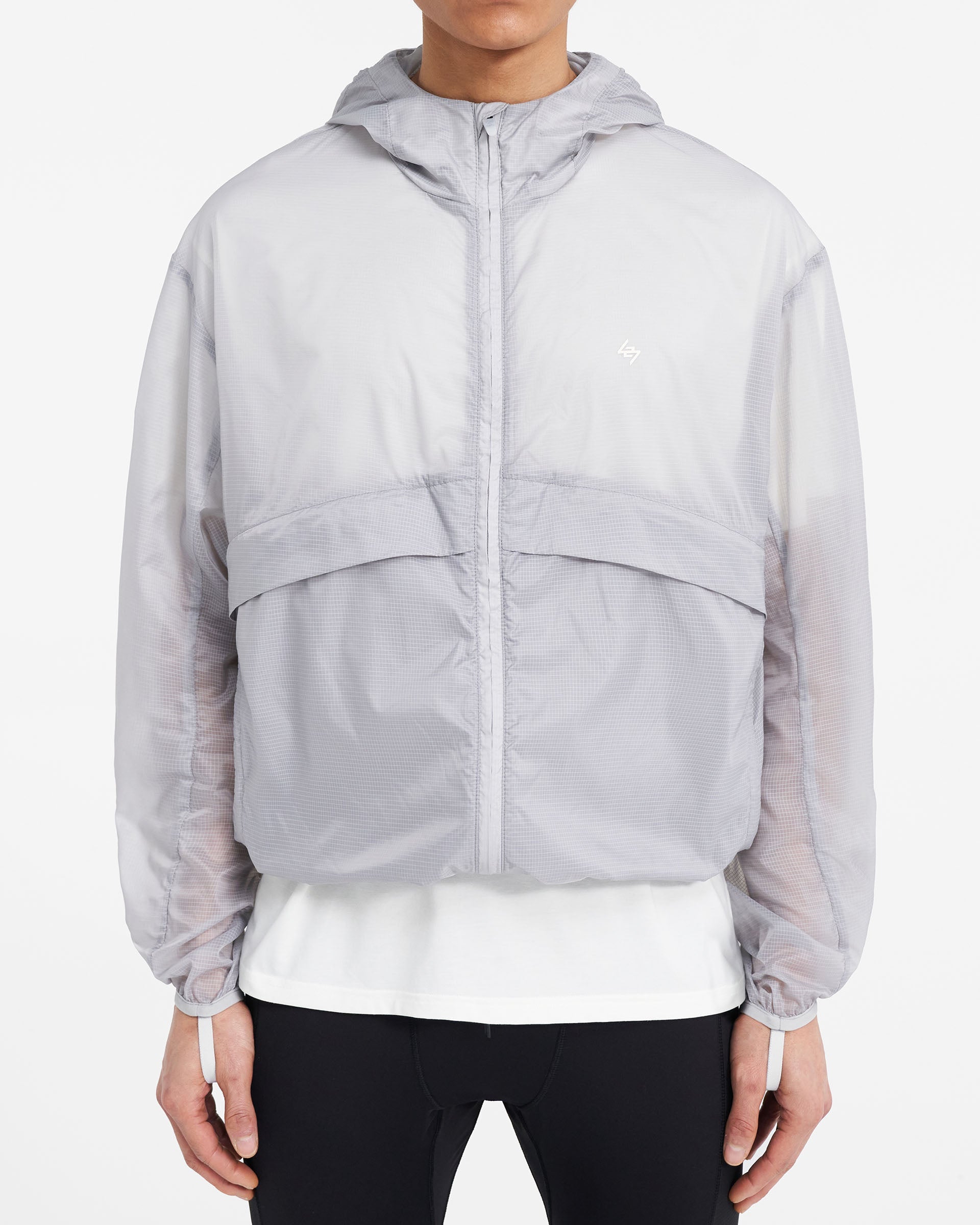 247 Hooded Training Jacket for Men & Women - Lightweight Moonstone Athletic Jacket for Gym, Running & Outdoor Workouts