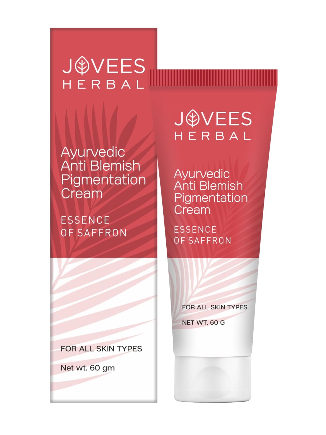 Jovees Herbal Anti Blemish Pigmentation Face Cream 60g - Paraben & Alcohol Free for All Skin Types - Brightens Skin & Reduces Dark Spots - Perfect for Daily Skincare & Hyperpigmentation Treatment