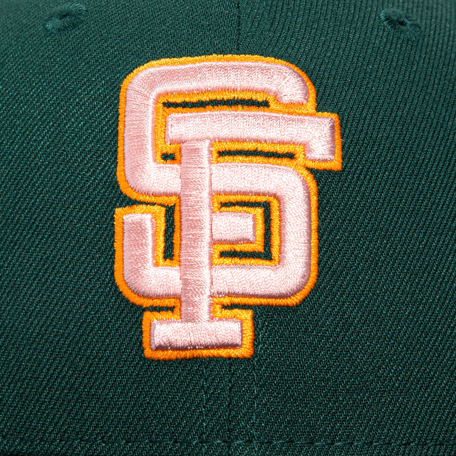 New Era 59Fifty San Francisco Giants 50th Anniversary Patch Baseball Cap - Green, Brown & Light Orange - Perfect for MLB Games, Sports Events & Streetwear Fashion