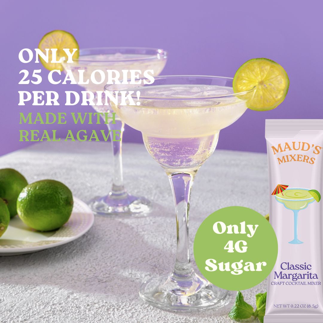 Maud's Mixers Classic Margarita Cocktail Mix - Premium Lime Flavored Drink Mix for Margaritas, Perfect for Parties, BBQs & Summer Gatherings