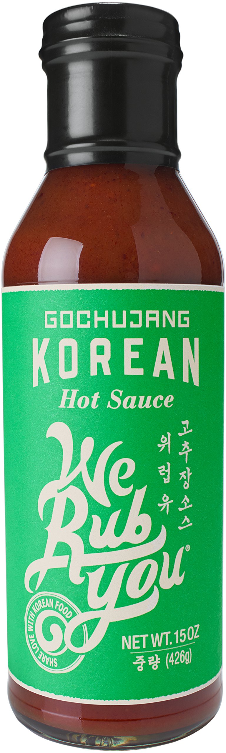 Authentic Korean Gochujang Hot Sauce - 15oz (Pack of 6) | Spicy Fermented Red Pepper Paste for Bibimbap, Tteokbokki & Korean BBQ | Premium Quality Gluten-Free Condiment