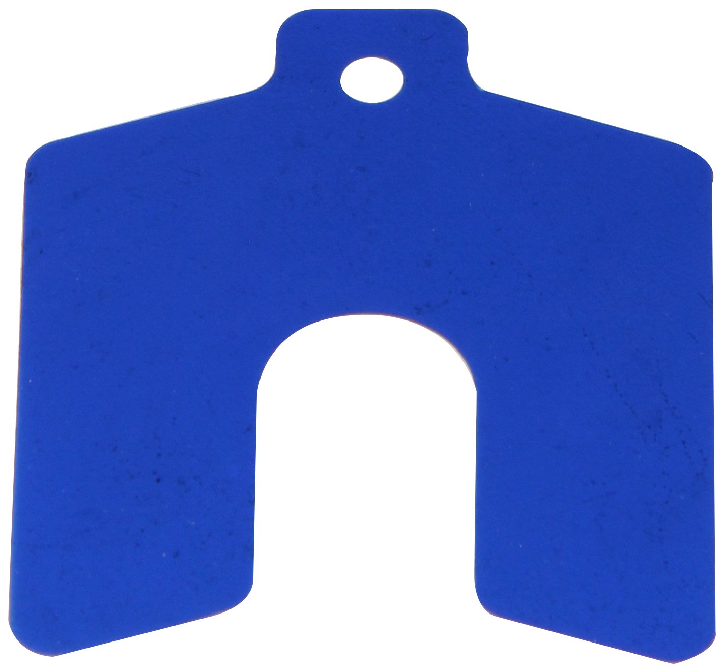 Blue Polyester Slotted Shim 0.005