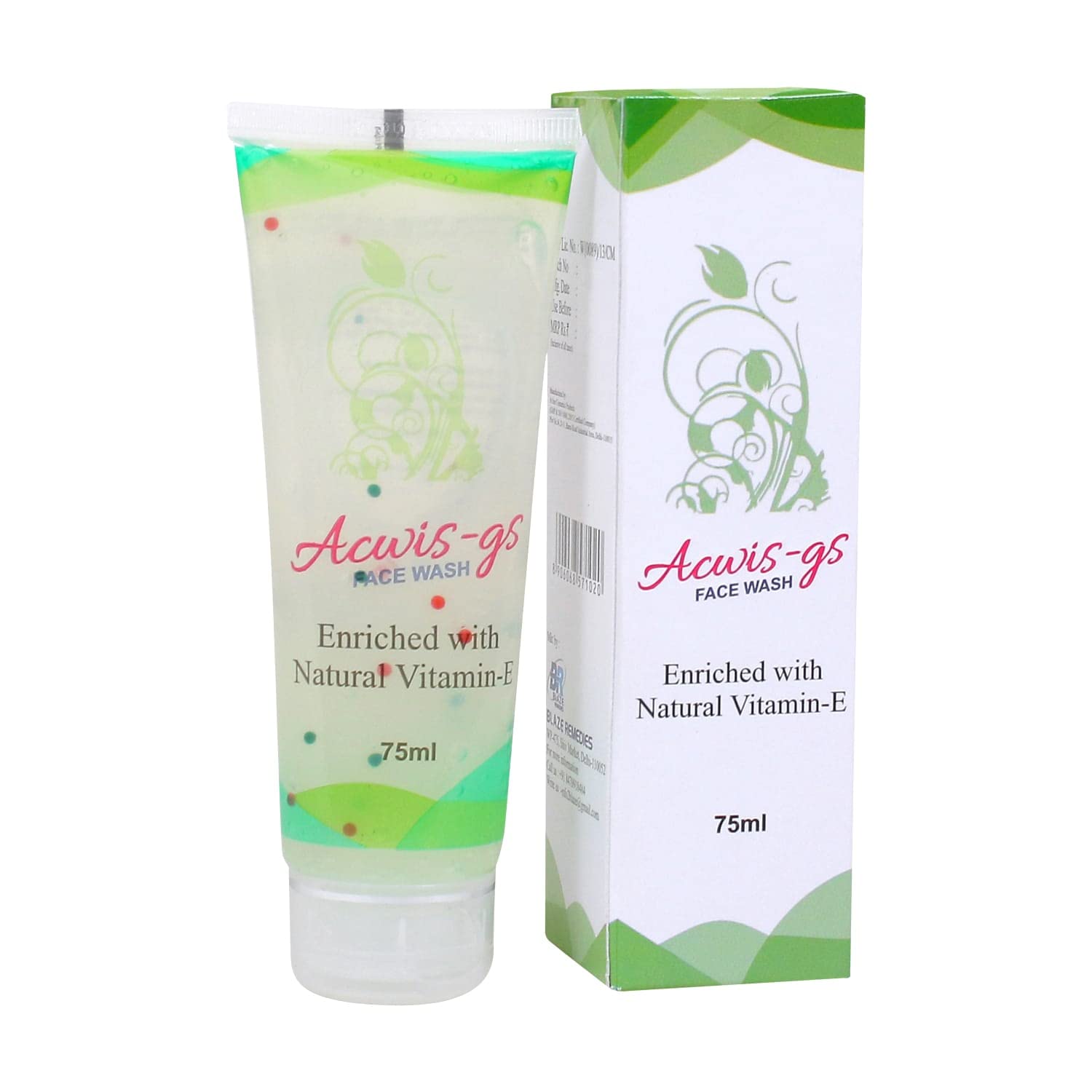 ANIGEOUS COSMETICS ACWIS GS Anti-Acne Face Wash for Pimple Clear & Glowing Skin - Gentle Daily Cleanser for Oily & Acne-Prone Skin - Perfect for Morning & Night Skincare Routine